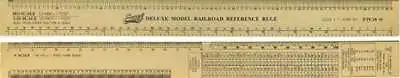 12  Aluminum N HO O G Scale Model Railroad Ruler • $19.38