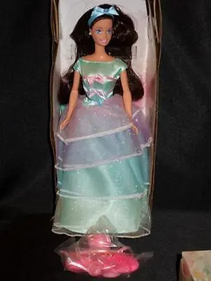 1997 Avon Spring Tea Party Brunette Barbie Doll & Tea Set 3rd Series #18658 NRFB • $14.95