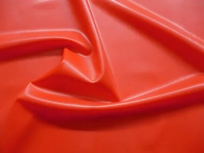 Latex Rubber 0.33mm Thick 92cm Wide Semi Transparent Red Slight Seconds • £15.75