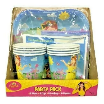 The Wiggles Emma Party Supplies 40PCS Birthday Party Pack For 8 Guests 8830908 • $17.05