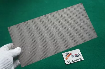 £24 • Buy Titanium Grade.1 Mesh ( 0.6mm X 150mm X 300mm ) Metal Perforated Holes Plate