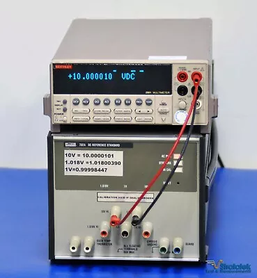 Fluke 732A DC Voltage Reference Standard 10V For DCV Calibration 1V 1.018V 10V • $3399