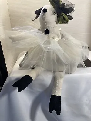 $25 • Buy Woof & Poof Reindeer Holiday Plush Ballerina White Body With Skirt 16  2005 Tag