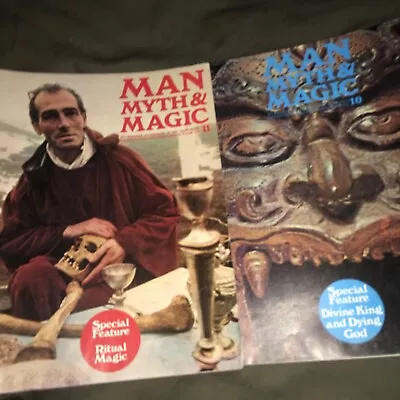 MAN MYTH & MAGIC Magazine LOT #10 #11 Divine King And Dying God Ritual Magic • $15.51