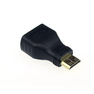 Mini HDMI Male Type C To Female Type A Adapter Connector For 1080p 3D TV • $0.99