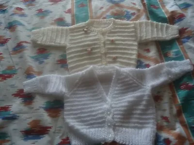 Hand Knitted Cardigans Size 0-3m * • £0.99