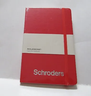 Moleskine Schroders Journal Notebook Red 5 X 8.25 NEW • $7.95