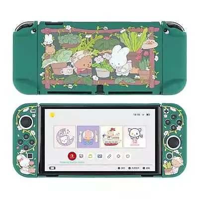 GeekShare Protective Case Cover For Nintendo Switch OLED & Joy Con Bunny Garden • $24.99