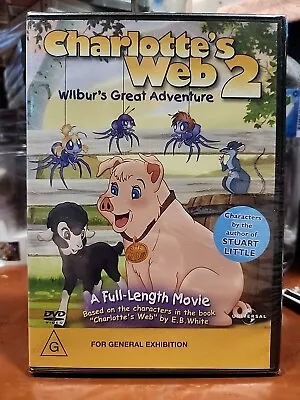 Charlotte's Web 2 - Wilbur's Great Adventure (DVD 2002) • $9.95