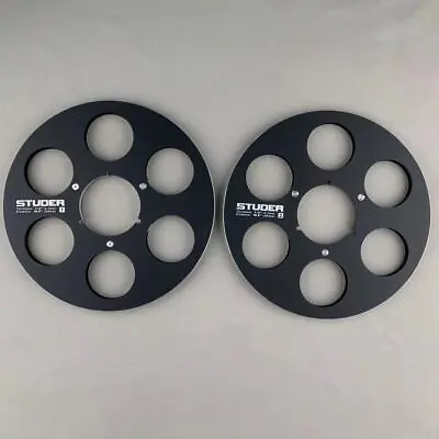 One Pair High Quality Black Studer Tape Reel For 10.5'' 1/4'' Tape Recorder • $114