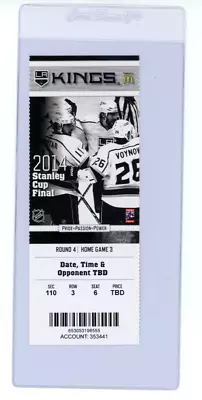 2014 Stanley Cup Final Finals Ticket LA Kings NY Rangers Game 5 CLINCHER 6/13 • $79