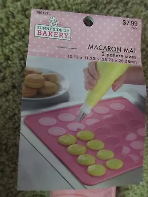 Pink Silicon Macaron Macaroon Baking Mat Sheet DIY Cookie Mold USA • $5