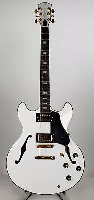 Sire L. Carlton H7  White Semi-Hollow Electric Guitar • $227.50