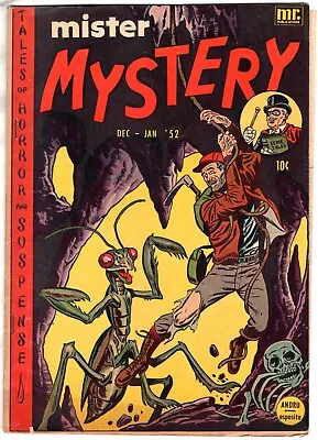 MISTER MYSTERY #3 1951 PRE-CODE HORROR Golden Age Comic Book • $899.95