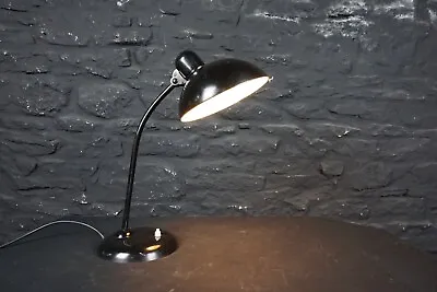 Antique Kaiser Idell Model 6556 Bauhaus Desk Lamp In Black~ Christian Dell Light • $309.50