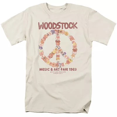 Woodstock T-shirt Peace 60's Rock Music Adult Regular Fit Graphic Tee WOOD103 • $19.99