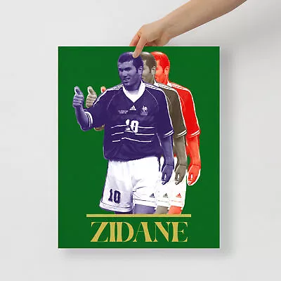 Poster Zidane Affiche Fanmade Art Print • $15