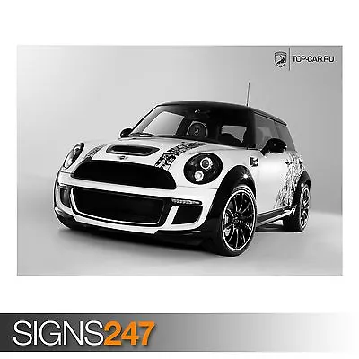 MINI COOPER S BULLY (AA290) CAR POSTER - Photo Picture Poster Print Art A0 To A4 • £3.95