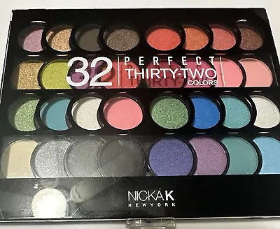 Nicka K  PERFECT 32 COLORS FESTIVAL EYESHADOW PALETTE • $17.99