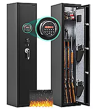 HOMIFLEX 3-5 Rifle Gun Safe Password Lock Gun Safes For Home Rifles And Pistols • $159.15