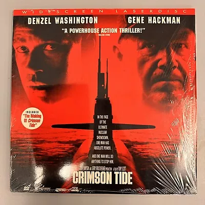 Crimson Tide Laserdisc Widescreen THX Denzel Washington Gene Hackman LIKE NEW • $14.20