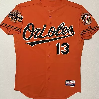 Authentic Majestic MLB Baltimore Orioles Manny Machado Baseball Jersey • $329.99