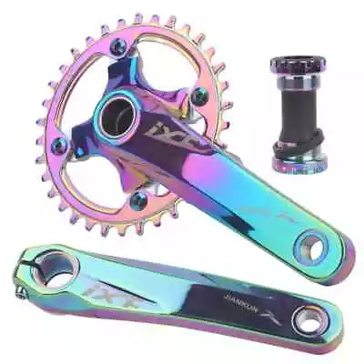 Mtb Bicycle Crankset For 2 Crowns 32/34/36/38T Sprocket Bicycle Connecting Rods • $125.33