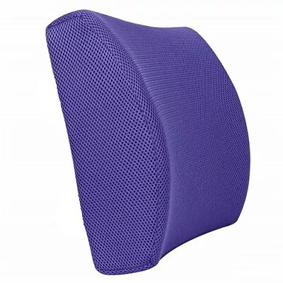 Snons Lumbar Back Support Cushion Car Seat Office Chair Memory Foam Pillow • £10.99