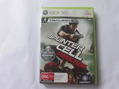 Tom Clancy's Splinter Cell Conviction Xbox 360 PAL USED Like New • $7.50