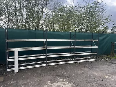 3x Narrow Shipping Container Storage Racking Bays 2.2m X 1.8m X 0.6m Each Shelf • £360