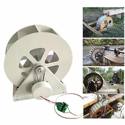 50W/100W Water Turbine Generator Mini Hydroelectric Pelton Wheel Power Station • $268.98