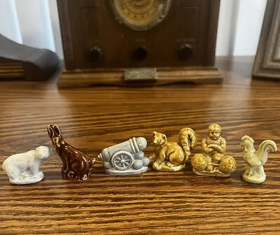 VTG Oriental Lot Of 5 Miniature Porcelain Animals/Cannon Figurines 1940s🇯🇵 • $17.50