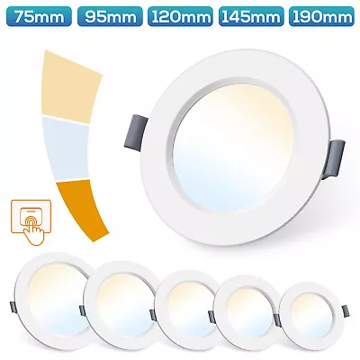 Recessed LED Ceiling Lights 4-20W Downlights Ultra Slim Round Bathroom Spot 230V • £156.28