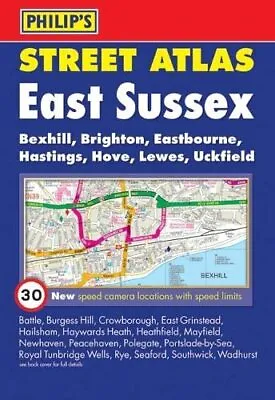 Philip's Street Atlas East Sussex: Pocket Edition By Philip's Maps Paperback The • £10.99