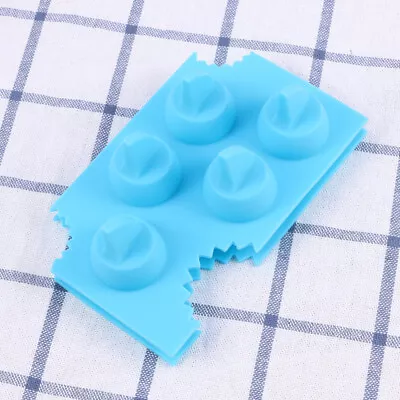 Fondant Ice Molds Cocktails Fun Shapes Shark Fin Shaped Ice Cube Tray • £5.10