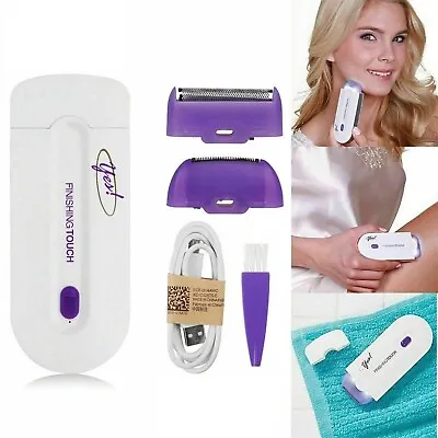 UK Finishing Touch Free YES Hair Remover With Laser Sensor Light Safely Shaver • £8.29