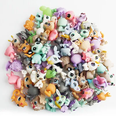 24pcs/pack Littlest Pet Shop Lot Animals Hasbro LPS Figure Toys Dog Lion Cat • £23.88