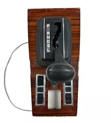 1977-1985 Mercedes W123 300d 300cd Center Console Shifter Wood Trim Switches OEM • $159.95