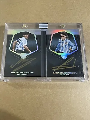 2018 Eminence Diego Maradona Gabriel Batistuta Passing The Torch Dual Auto 09/10 • $9999.99