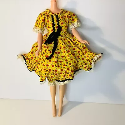 Kellogg’s Calico Lassie Doll Square Dance Dress & Bloomers NO DOLL Vintage 1965 • $22