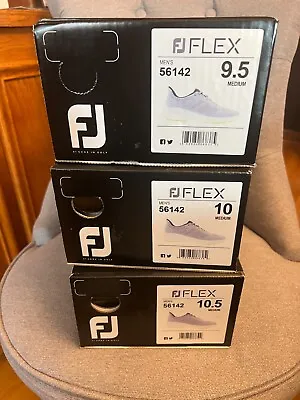 New FootJoy Golf FJ Flex Spikeless Shoes Navy/White/Blue And Grey/White/Neon • $65