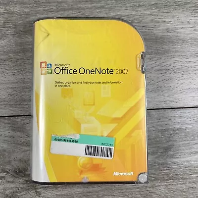 Microsoft Office OneNote 2007 Software • $14.99