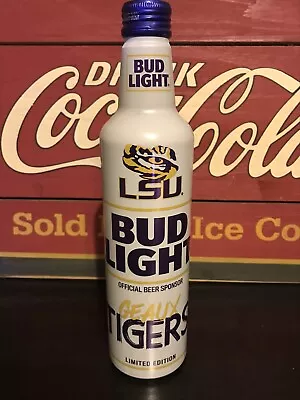$7 • Buy 2021 Bud Light LSU Game Day 16oz Aluminum Bottle - EMPTY