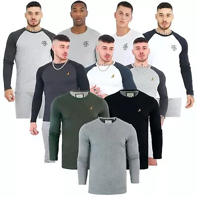 Mens Brave Soul Long Sleeve Cotton T-Shirt Single Or 3 Pack Base Layer Muscle • £9.99