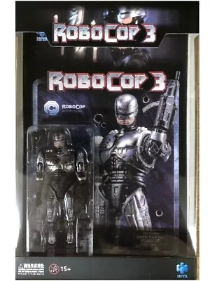 Hiya Toys RoboCop 3 Battle Damage RoboCop 1:18 Scale Action Figure New In Stock • $19.99