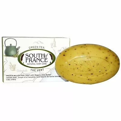 South Of France French Milled Natural Bar Soap Green Tea 6 Oz • $9.46