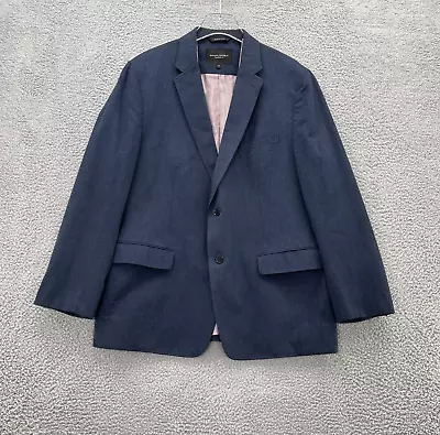 Banana Republic Mens Blazer Blue 48R 100% Cotton Tailored Fit Sports Coat Jacket • $42.50