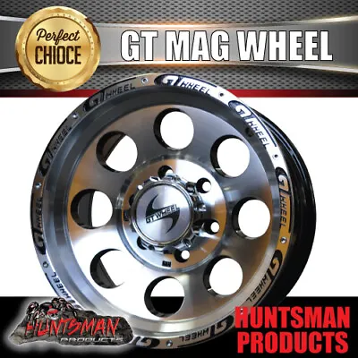  16X8 -20 Offset GT Alloy Mag Wheel 4X4 4WD 6/139.7 Pcd Suits Patrol Landcruiser • $190