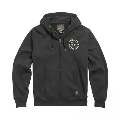 Sweatshirt Full Zip Original TRIUMPH Digby Black Msws21015 • $122.67