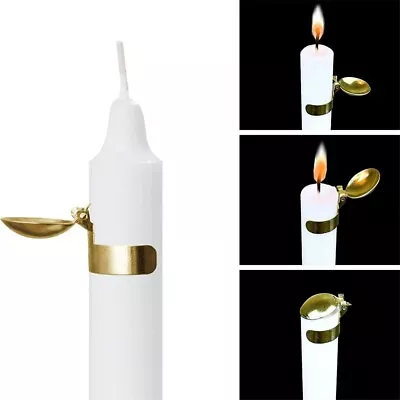 1 Pcs Golden Automatic Candle Snuffer Fire Extinguisher Putting Flame Safely • $17.66